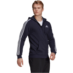 adidas Essentials French Terry 3-Streifen Hoodie Herren legink/white M