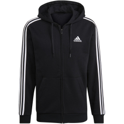 adidas Essentials Fleece 3-Streifen Kapuzenjacke Herren...
