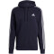 adidas Essentials Fleece 3-Streifen Hoodie Herren legink/white S