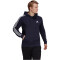 adidas Essentials Fleece 3-Streifen Hoodie Herren legink/white S