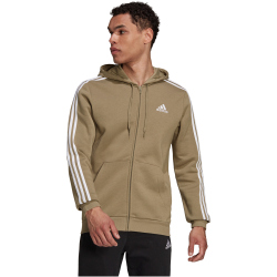adidas Essentials Fleece 3-Streifen Kapuzenjacke Herren...