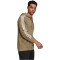 adidas Essentials Fleece 3-Streifen Kapuzenjacke Herren orbgrn/white S