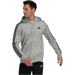 adidas Essentials Fleece 3-Streifen Kapuzenjacke Herren...