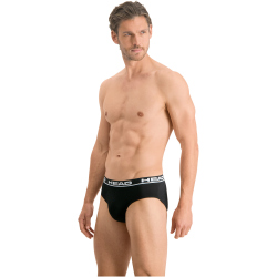 2er Pack HEAD Basic Slip Herren black S