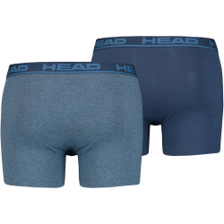2er Pack HEAD Basic Boxershorts Herren blue heaven S