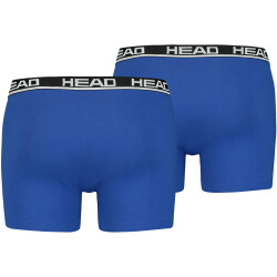 2er Pack HEAD Basic Boxershorts Herren blue/black S
