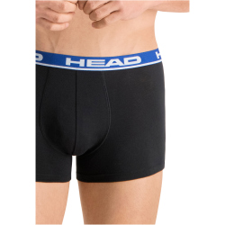 2er Pack HEAD Basic Boxershorts Herren black/blue S