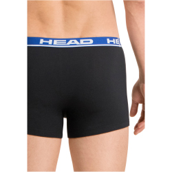 2er Pack HEAD Basic Boxershorts Herren black/blue S