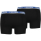 2er Pack HEAD Basic Boxershorts Herren black/blue S