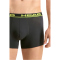 2er Pack HEAD Basic Boxershorts Herren phantom/lime punch S