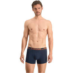2er Pack HEAD Basic Boxershorts Herren blue/orange S