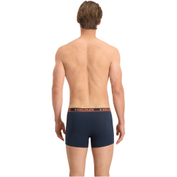 2er Pack HEAD Basic Boxershorts Herren blue/orange S