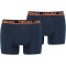 2er Pack HEAD Basic Boxershorts Herren blue/orange XXL