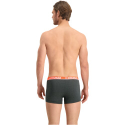 2er Pack HEAD Basic Boxershorts Herren grey/red S