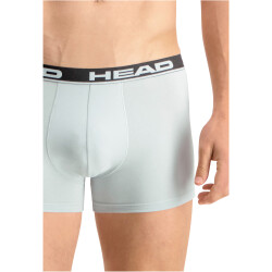 2er Pack HEAD Basic Boxershorts Herren grey combo S