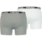 2er Pack HEAD Basic Boxershorts Herren grey combo L