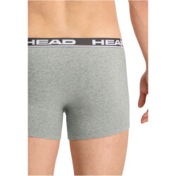 2er Pack HEAD Basic Boxershorts Herren grey combo XL