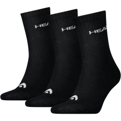 3er Pack HEAD Crew Socken black 39-42