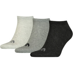 3er Pack HEAD Sneakersocken grey combo 39-42