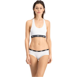 2er Pack PUMA Hipster Damen white/white XS