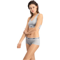 2er Pack PUMA Unterhose Damen grey/grey S