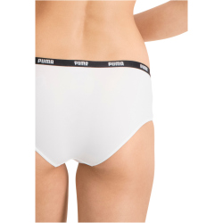 2er Pack PUMA Microfiber Brazilian Damen white M