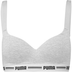 PUMA Padded Bra Damen grey melange XS