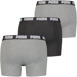3er Pack PUMA Everyday Boxershorts Herren grey combo S