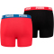 2er Pack PUMA Basic Boxershorts Jungen red/black 134-140