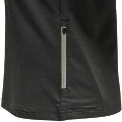newline 1/4-Zip Running Trainings-Top Damen asphalt L