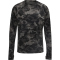 newline Running Langarmshirt Herren pirate black aop S