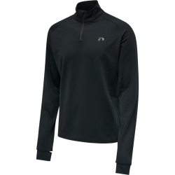 newline 1/2-Zip Running Trainings-Top Herren black M