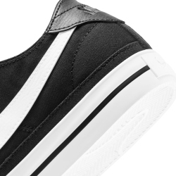 NIKE Court Legacy Canvas Sneaker Herren black/white 42
