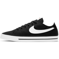 NIKE Court Legacy Canvas Sneaker Herren black/white 42