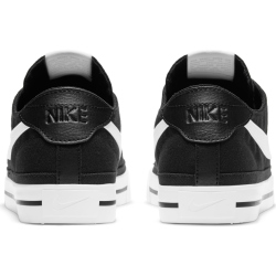 NIKE Court Legacy Canvas Sneaker Herren black/white 44