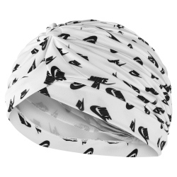 NIKE HEAD Wrap Printed Kopftuch Damen 101 white/black