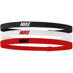 3er Pack NIKE 2.0 elastische Haarb&auml;nder mit Silikonstreifen