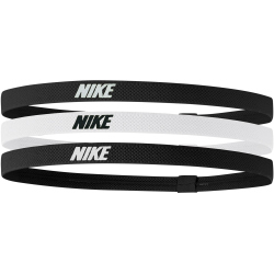 3er Pack NIKE elastische Haarb&auml;nder mit Silikonstreifen
