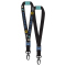 NIKE Premium Lanyard Schl&uuml;sselanh&auml;nger 981 black/dk marina blue/washed teal
