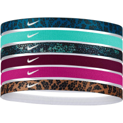 6er Pack NIKE Printed Haarbänder mit Silikonstreifen...