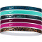 6er Pack NIKE Printed Haarbänder mit Silikonstreifen 952 marina/washed teal/washed teal