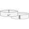 NIKE Fury Headband Terry Herren 101 white/black