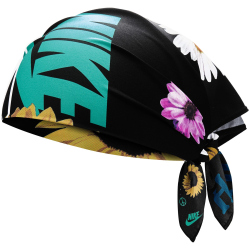 NIKE Bandana Printed 981 black/dk marina blue/washed teal