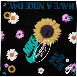NIKE Bandana Printed 981 black/dk marina blue/washed teal