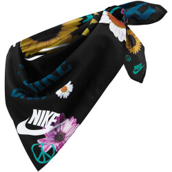 NIKE Bandana Printed 981 black/dk marina blue/washed teal