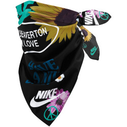 NIKE Bandana Printed 981 black/dk marina blue/washed teal