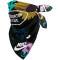 NIKE Bandana Printed 981 black/dk marina blue/washed teal