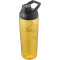 NIKE TR Hypercharge Chug Bottle Trinkflasche aus Tritan - für Kohlensäurehaltige Getränke geeignet - 709 ml 758 dark sulfur/black/black