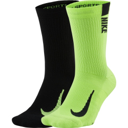 2er Pack NIKE Multiplier Crew Laufsocken
