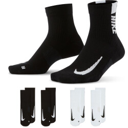 2er Pack NIKE Multiplier Ankle Laufsocken